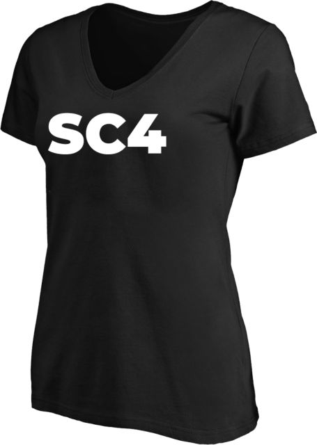 St. Clair  Womens Plus V Neck T Shirt SC4 Primary Mark - PLUS - ONLINE ONLY