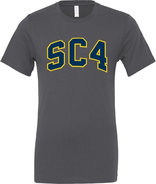 St. Clair  Bella + Canvas Asphalt Jersey Cotton T Shirt SC4 Block Arched - ONLINE ONLY