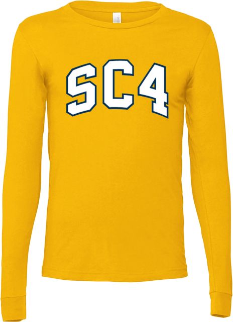 St. Clair  Bella + Canvas Jersey Cotton Long Sleeve T Shirt SC4 Block Arched - ONLINE ONLY