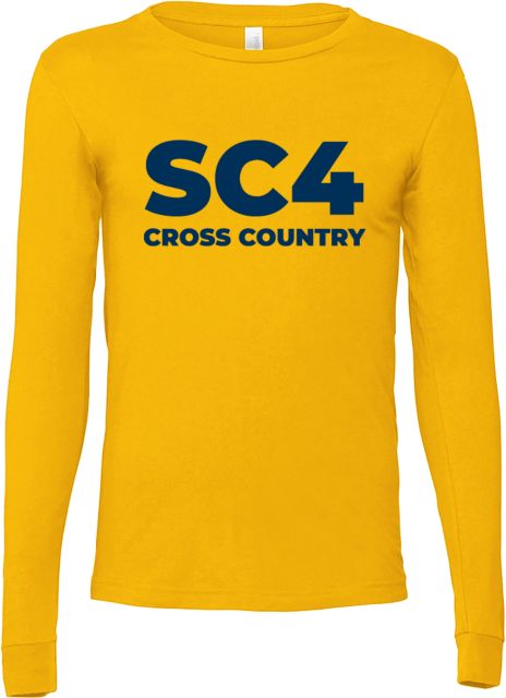 St. Clair  Bella + Canvas Jersey Cotton Long Sleeve T Shirt SC4 - Cross Country - ONLINE ONLY