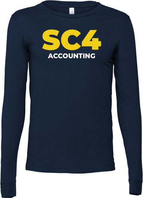 St. Clair Bella + Canvas Jersey Cotton Long Sleeve T Shirt SC4 - Accounting - ONLINE ONLY