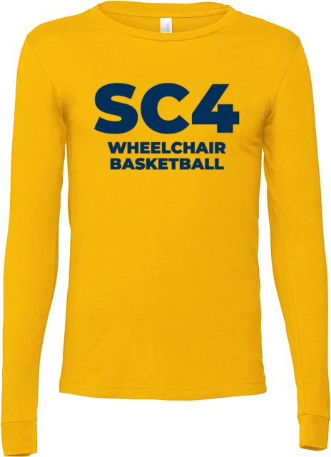 St. Clair  Bella + Canvas Jersey Cotton Long Sleeve T Shirt SC4 - Wheelchair Basketball - ONLINE ONLY