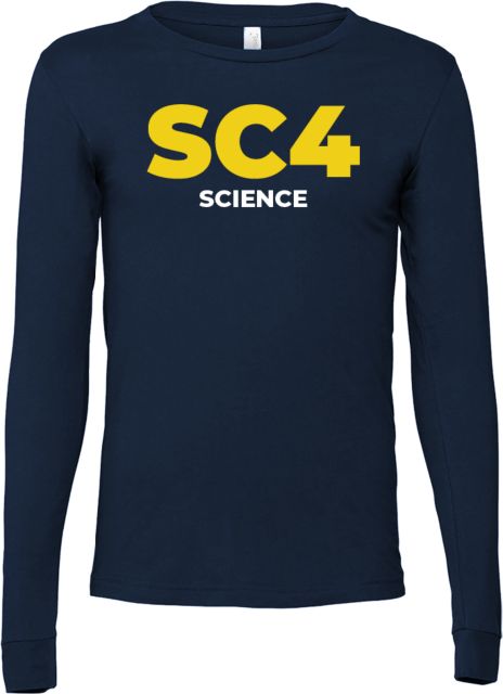 St. Clair Bella + Canvas Jersey Cotton Long Sleeve T Shirt SC4 - Science - ONLINE ONLY