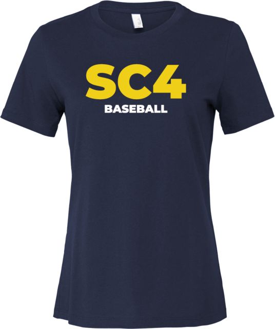 St. Clair  Bella + Canvas Womens Relaxed Cotton T Shirt SC4 - Baseball - ONLINE ONLY