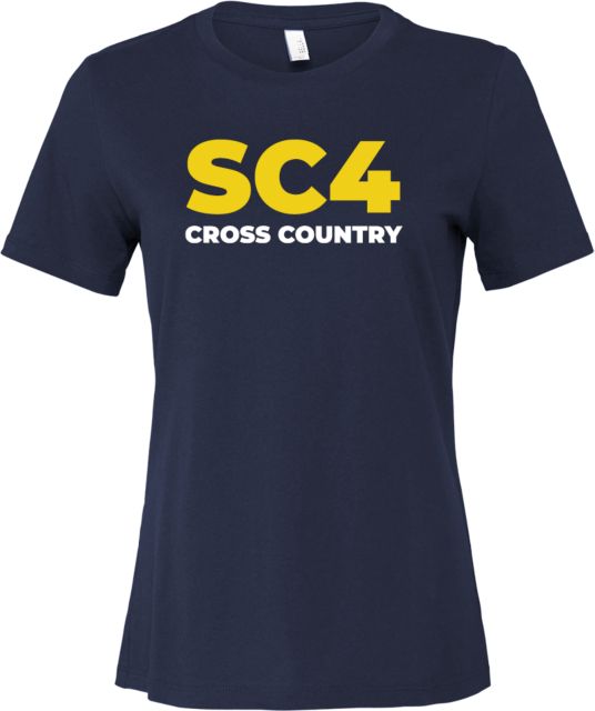 St. Clair  Bella + Canvas Womens Relaxed Cotton T Shirt SC4 - Cross Country - ONLINE ONLY