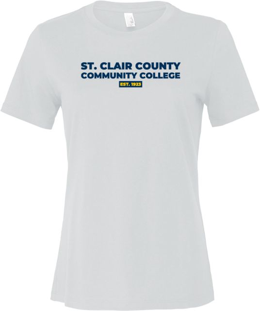 St. Clair Bella + Canvas Womens Relaxed Cotton T Shirt St Clair CC Est. Date - ONLINE ONLY