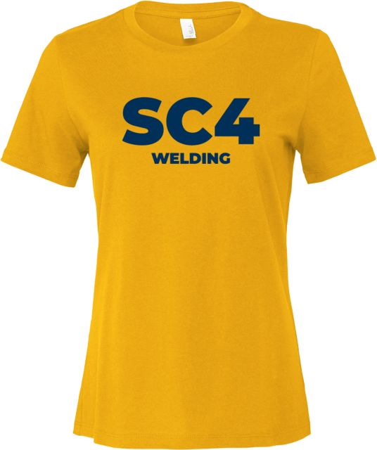 St. Clair  Bella + Canvas Womens Relaxed Cotton T Shirt SC4 - Welding - ONLINE ONLY