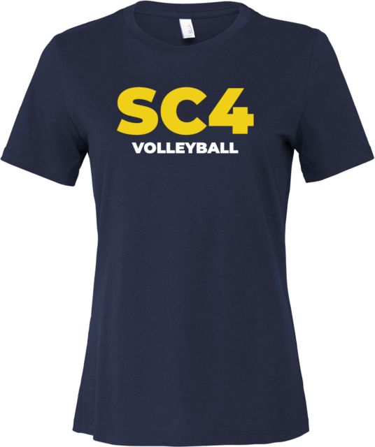 St. Clair  Bella + Canvas Womens Relaxed Cotton T Shirt SC4 - Volleyball - ONLINE ONLY