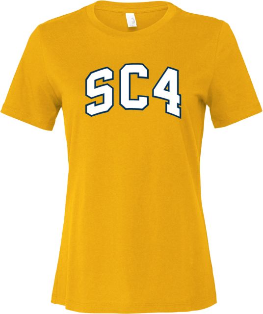 St. Clair  Bella + Canvas Womens Relaxed Cotton T Shirt SC4 Block Arched - ONLINE ONLY