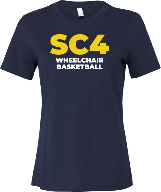 St. Clair  Bella + Canvas Womens Relaxed Cotton T Shirt SC4 - Wheelchair Basketball - ONLINE ONLY