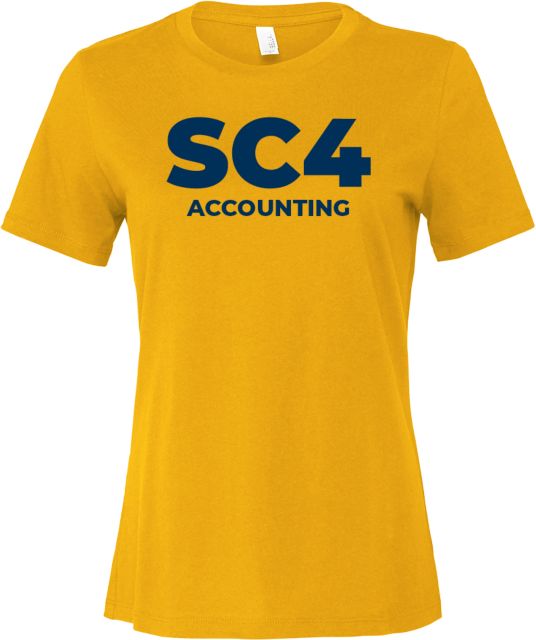 St. Clair Bella + Canvas Womens Relaxed Cotton T Shirt SC4 - Accounting - ONLINE ONLY