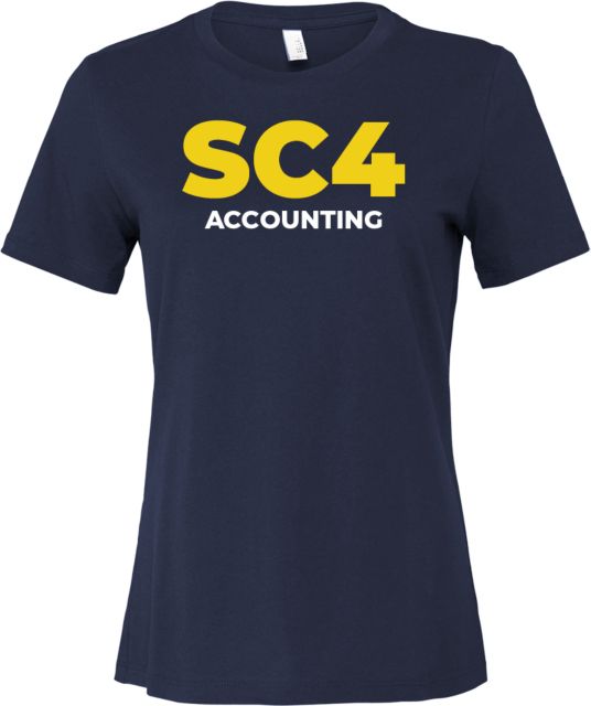 St. Clair Bella + Canvas Womens Relaxed Cotton T Shirt SC4 - Accounting - ONLINE ONLY
