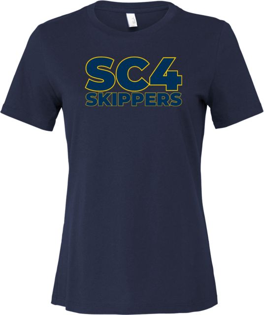 St. Clair Bella + Canvas Womens Relaxed Cotton T Shirt SC4 Skippers - ONLINE ONLY
