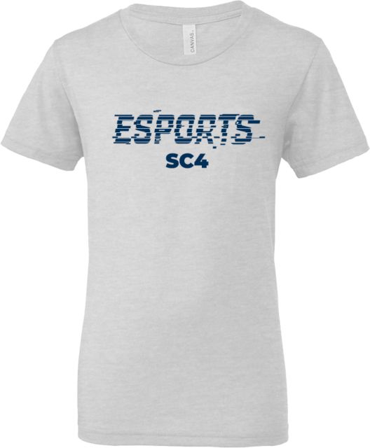 St. Clair  Bella + Canvas Youth Ash Jersey T Shirt SC4 ESports Glitch - ONLINE ONLY