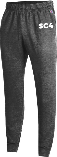 St. Clair  Champion Granite Heather Powerblend Fleece Jogger SC4 Primary Mark - ONLINE ONLY