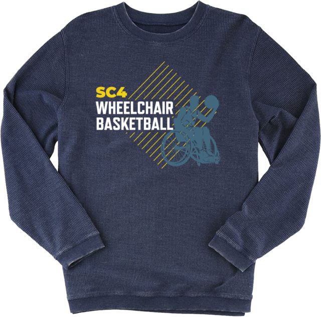 St. Clair  Boxercraft Womens Corded Crew SC4 Wheelchair Basketball Silhouette - ONLINE ONLY