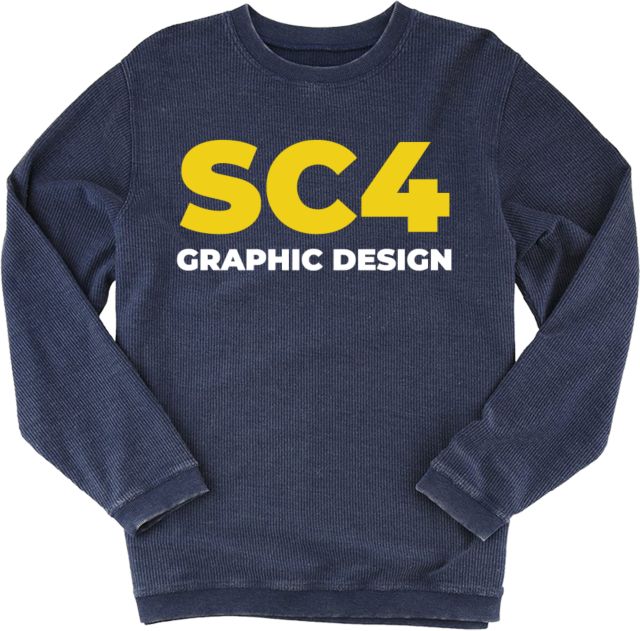 St. Clair  Boxercraft Womens Corded Crew SC4 - Graphic Design - ONLINE ONLY