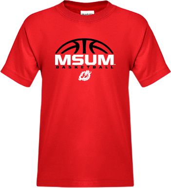 MSUM Youth T Shirt Arched Basketball Design - ONLINE ONLY