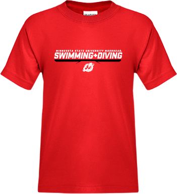MSUM Youth T Shirt Swimming & Diving Design - ONLINE ONLY