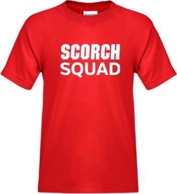 MSUM Youth T Shirt Scorch Squad Text - ONLINE ONLY