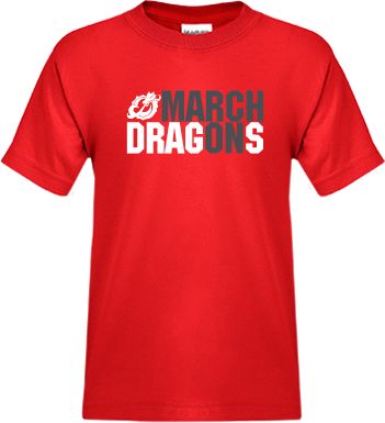 MSUM Youth T Shirt March On Dragons - ONLINE ONLY