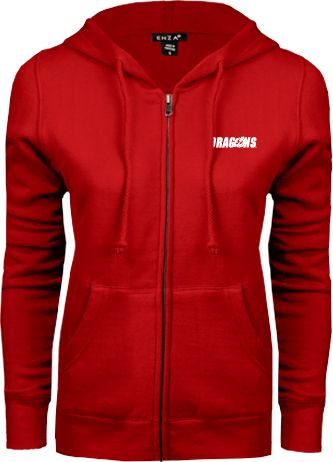 MSUM ENZA Womens Fleece Full Zip Hoodie Dragons - ONLINE ONLY