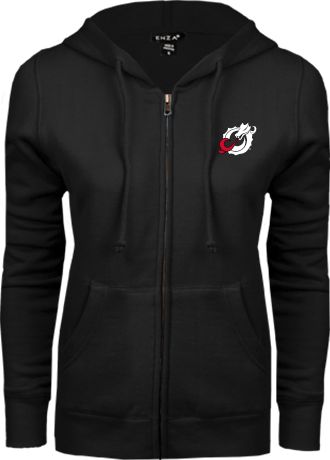 MSUM ENZA Womens Fleece Full Zip Hoodie Dragon Mark - ONLINE ONLY