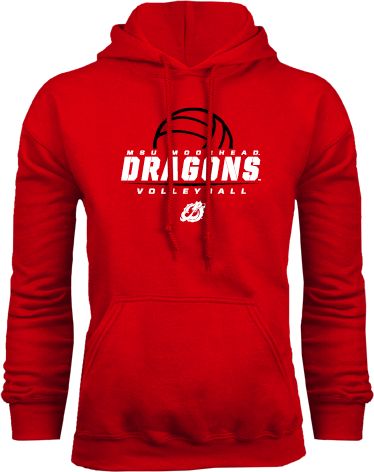 MSUM Fleece Hoodie Volleyball Design - ONLINE ONLY