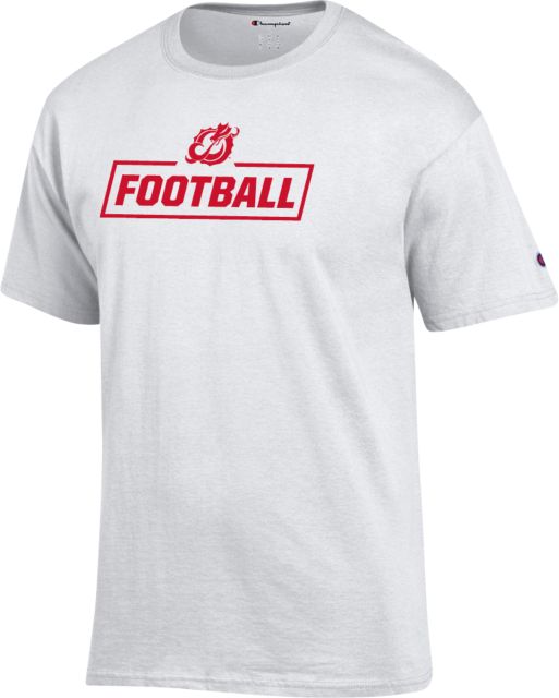 MSUM Champion T Shirt MSUM Football With Mascot - ONLINE ONLY