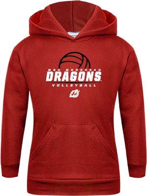 MSUM Youth Fleece Hoodie Volleyball Design - ONLINE ONLY