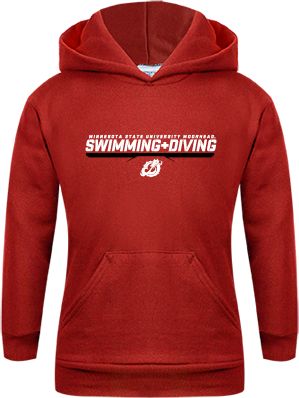 MSUM Youth Fleece Hoodie Swimming & Diving Design - ONLINE ONLY