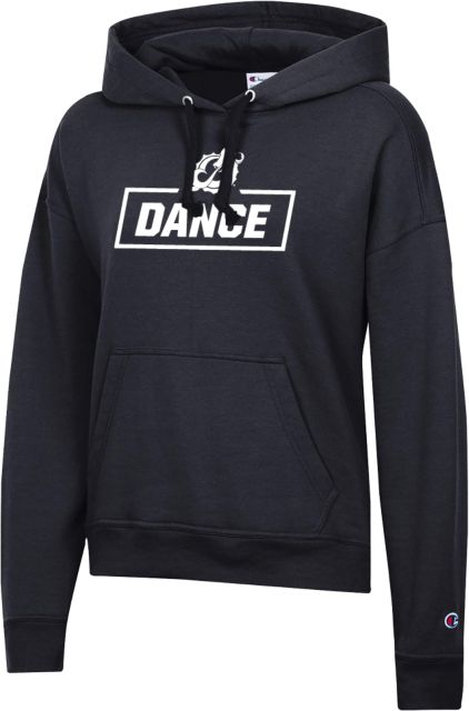 MSUM Champion Womens Powerblend Pullover Hood MSUM Dance With Mascot - ONLINE ONLY