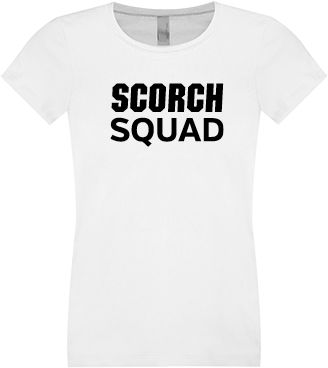 MSUM Next Level Girls Fashion Fit T Shirt Scorch Squad Text - ONLINE ONLY
