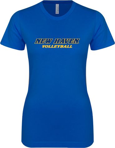 New Haven Next Level Ladies SoftStyle Junior Fitted Tee Volleyball Flat - ONLINE ONLY