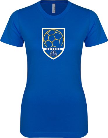 New Haven Next Level Ladies SoftStyle Junior Fitted Tee Soccer Shield - ONLINE ONLY