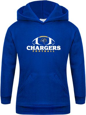 New Haven Youth Fleece Hoodie Chargers Football Stacked - ONLINE ONLY