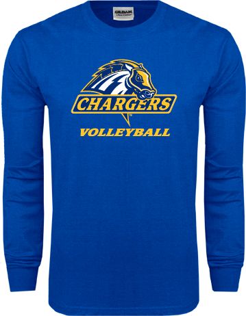 New Haven Long Sleeve T Shirt Volleyball - ONLINE ONLY