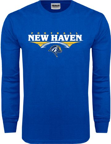 New Haven Long Sleeve T Shirt New Haven Football Flat - ONLINE ONLY