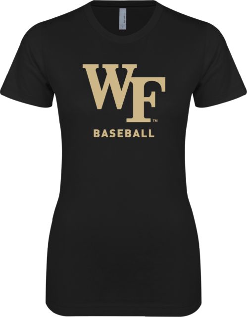 Wake Forest Next Level Ladies SoftStyle Junior Fitted Tee Baseball - ONLINE ONLY