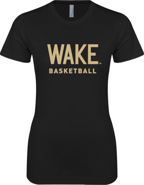 Wake Forest Next Level Ladies SoftStyle Junior Fitted Tee Wake Basketball - ONLINE ONLY