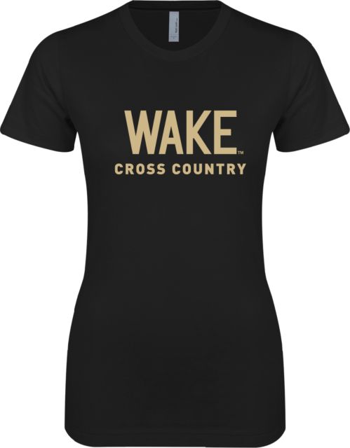 Wake Forest Next Level Ladies SoftStyle Junior Fitted Tee Wake Cross Country - ONLINE ONLY