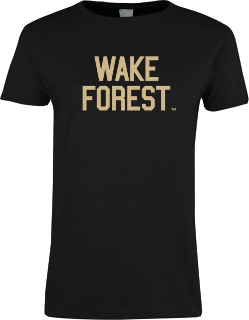 Wake Forest Ladies T Shirt Wake Forest Stacked - ONLINE ONLY
