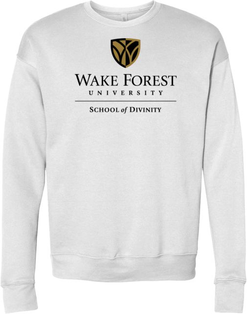 Wake Forest Bella + Canvas Fleece Crew Wake Forest University - School of Divinity - ONLINE ONLY