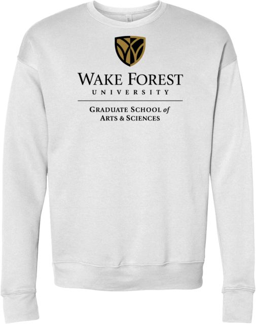 Wake Forest Bella + Canvas Fleece Crew Wake Forest University - Graduate School of Arts and Sciences - ONLINE ONLY