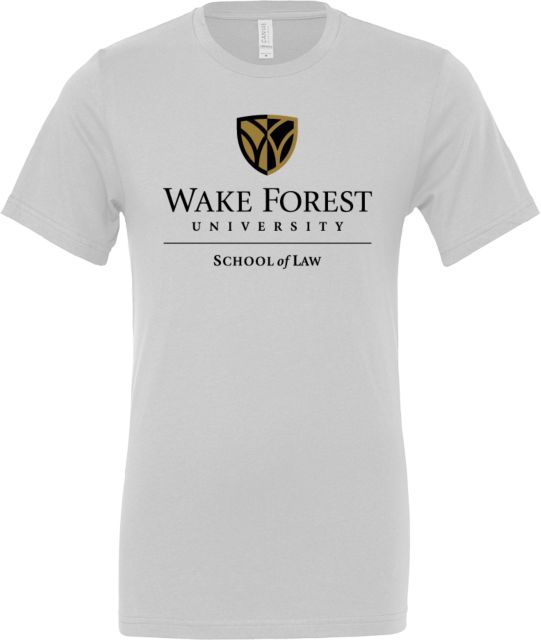 Wake Forest Bella + Canvas Jersey Cotton T Shirt Wake Forest University - School of Law - ONLINE ONLY