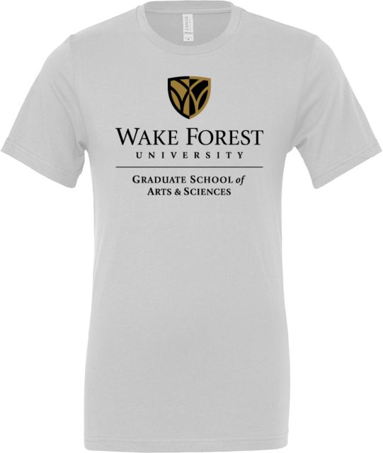 Wake Forest Bella + Canvas Jersey Cotton T Shirt Wake Forest University - Graduate School of Arts and Sciences - ONLINE ONLY
