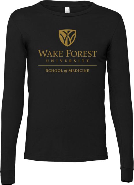 Wake Forest Bella + Canvas Jersey Cotton Long Sleeve T Shirt Wake Forest University - School of Medicine - ONLINE ONLY