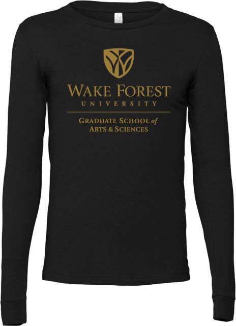 Wake Forest Bella + Canvas Jersey Cotton Long Sleeve T Shirt Wake Forest University - Graduate School of Arts and Sciences - ONLINE ONLY