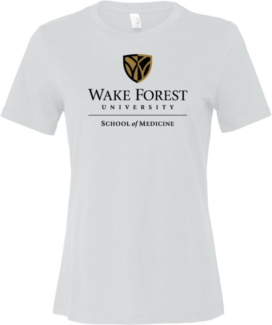 Wake Forest Bella + Canvas Womens Relaxed Cotton T Shirt Wake Forest University - School of Medicine - ONLINE ONLY