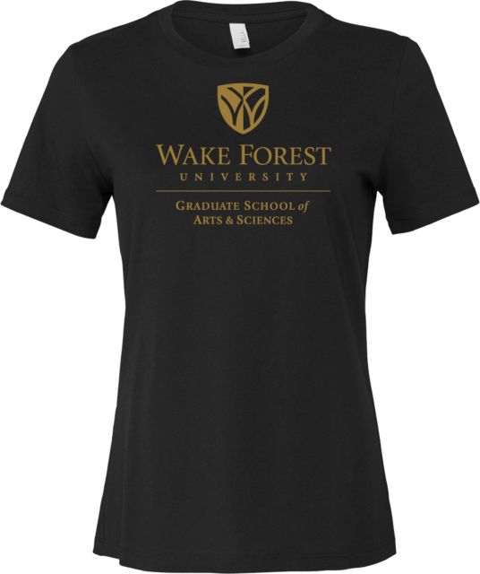 Wake Forest Bella + Canvas Womens Relaxed Cotton T Shirt Wake Forest University - Graduate School of Arts and Sciences - ONLINE ONLY